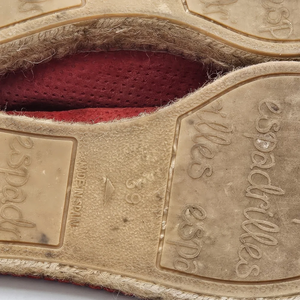 Eric Michael espadrille leather zip up shoes size 39 US 8.5 / 9
